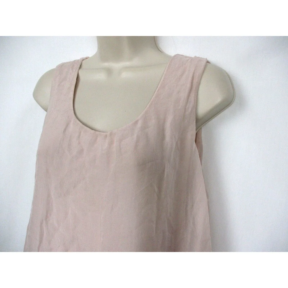 Elena Baldi Silk Top Women Small Crochet Lace Lagenlook Coquette Romantic Pastel - Picture 2 of 16